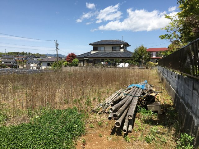 岩間町上山　売土地の外観