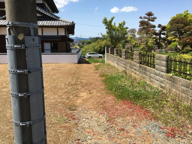 岩間町上山　売土地の外観