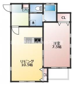 光ハイツⅢの間取り