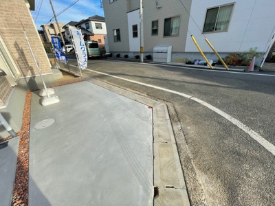 【駐車場】 | 尾張旭市西山町2期　全1棟　1号棟＜仲介手数料無料＞瑞鳳小・西中　新築一戸建て | 11/8撮影尾張旭市の不動産売買の事ならマックスバリュで住まい相談エムワイホームにお任せください。