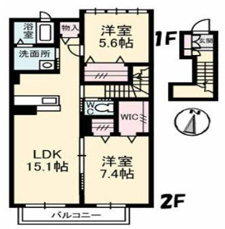 【間取り】 | ブルンはなみずき・