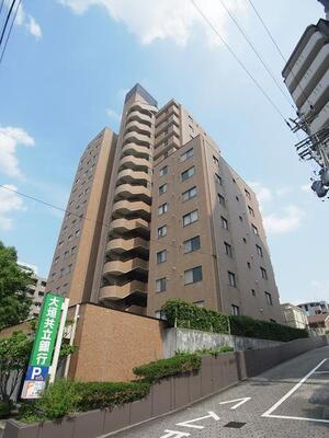 【外観】 | 茶屋ヶ坂パークマンション　★仲介手数料無料★　富士見台小学校　千種台中学校 | リノベーション済み。
保証付きマンションです。