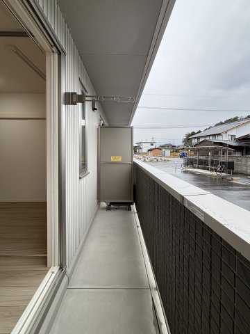 セジュールKAMI　Gのバルコニー