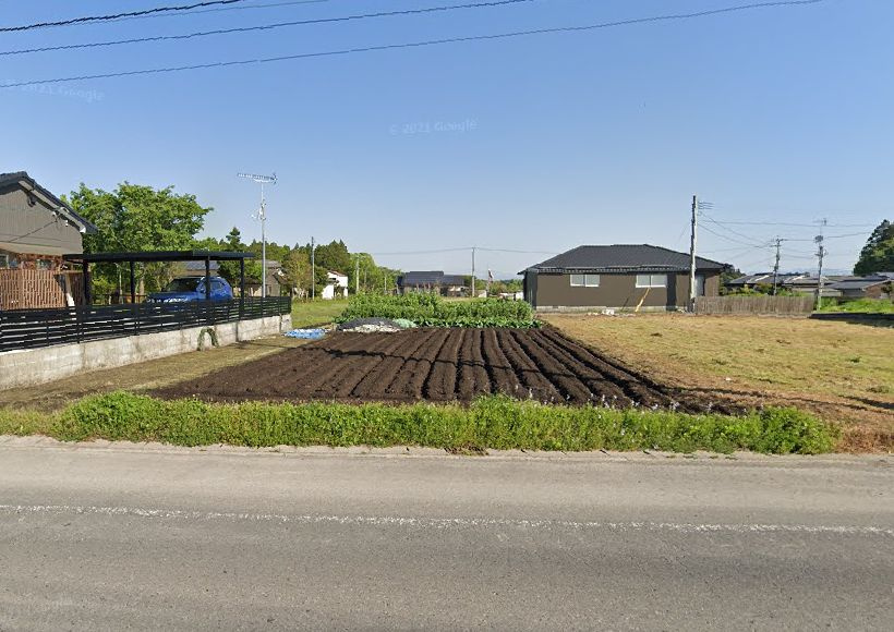 都城市上水流町の売地の外観