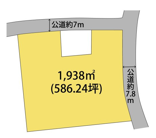 和歌山市井戸・土地・123755の区画図