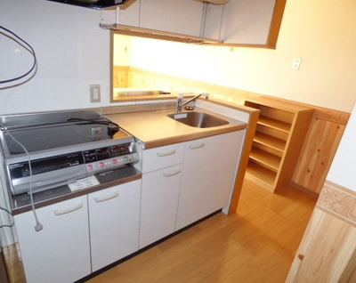 【キッチン】 | ミレーユ・ステディア | 作業スペースも有り、収納力のあるキッチンです♪