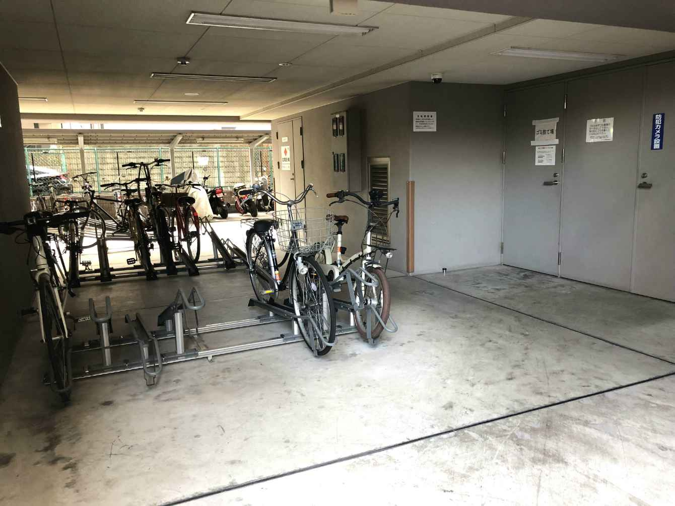 アドバンス難波南のその他共用部分|アドバンス難波南　自転車置場