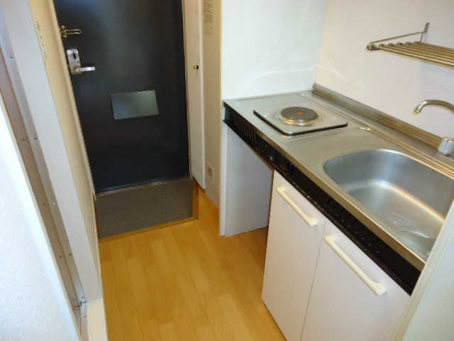 ★1口電気コンロ付き★