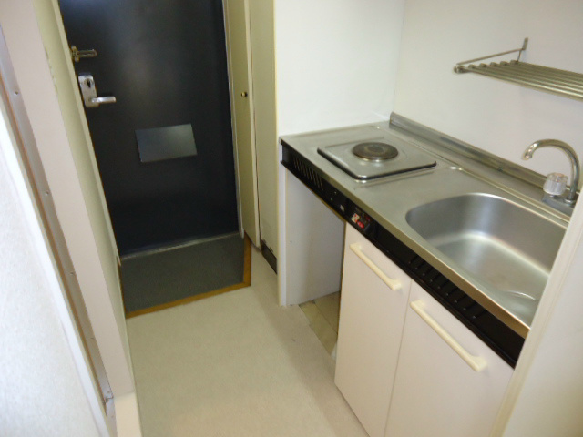 ★1口電気コンロ付き★