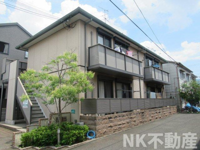 【外観】 | ドゥ・リュエルB（河内花園賃貸） | 外観も気になるポイント