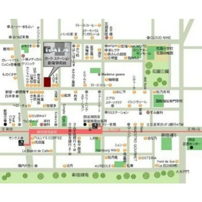 【地図】 | ガーラ・ステーション新宿御苑前