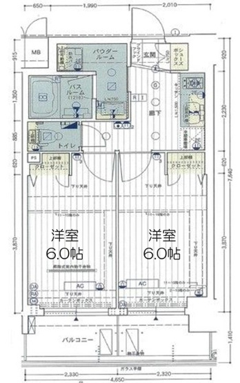 【間取り】 | エステムコート難波Ⅴブロード