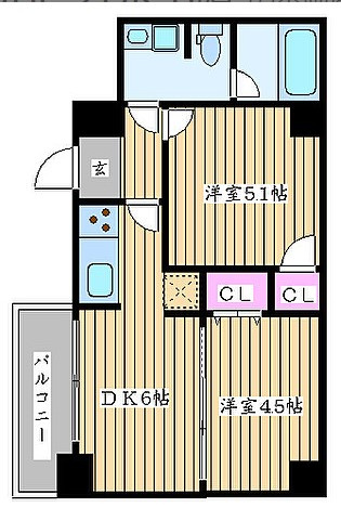 【間取り】 | ZEUS難波CUBE