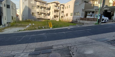 【前面道路含む現地写真】 | 名東区神丘町　全3棟　1号棟＜仲介手数料無料＞西山小・神丘中　新築一戸建て | 10/5撮影
名東区の不動産売買の事ならマックスバリュで住まい相談エムワイホームにお任せください。