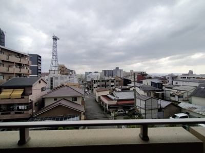 【展望】 | ライオンズガーデン城東 | バルコニーからの眺望です。
前棟がないので、見晴らし良好ですよ♪