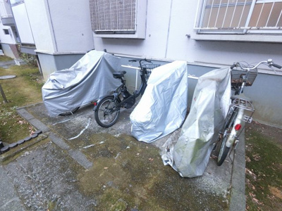 【その他共用部分】 | 宮前平グリーンハイツ３５号棟 | 駐輪場です。