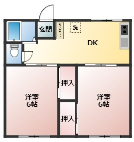 【間取り】 | 出水フローラハイツ