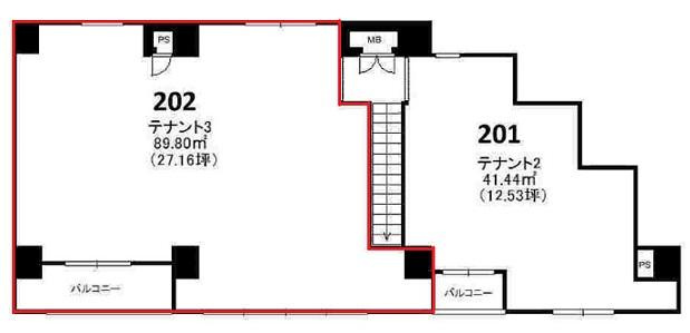 【間取り】 | ヴィルブーケ天満橋