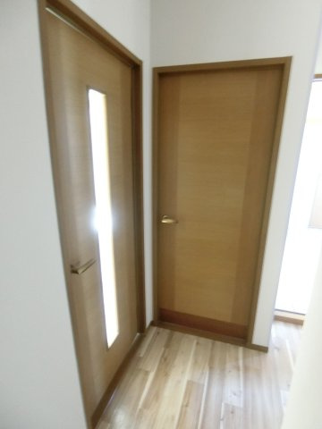 サンヴェルデCのトイレ|トイレの壁紙も可愛いですね！