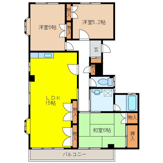 【間取り】 | 並木３丁目ダイゴハイツ