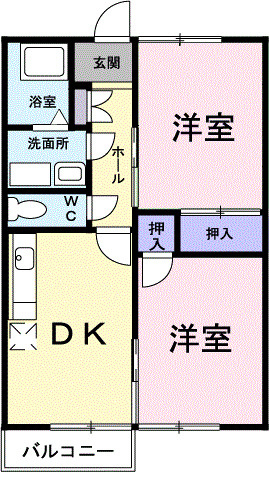 【間取り】 | パインツリーＣ
