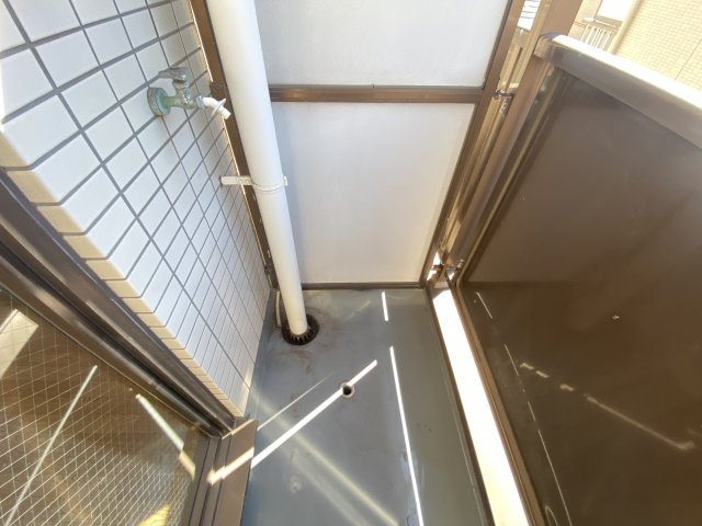 室外洗濯機置場は洗濯作業を短縮できます★