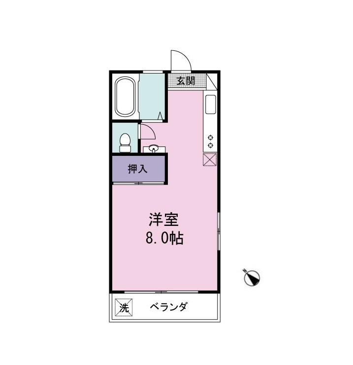 部屋全体に明るい光が差し込む間取りです★