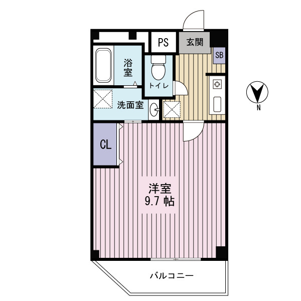 9.7畳と、広めの洋室です!!