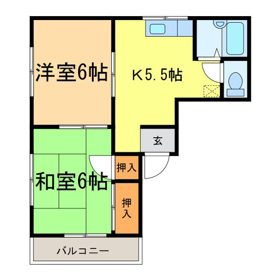【間取り】 | スリーエスハイツⅢ