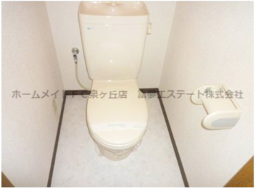 【トイレ】 | グランソレイユK&J壱番館 | 清潔感のあるトイレです