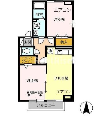 アプローズ Ｃ棟の間取り