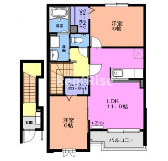 ブローテ　Ｂの間取り