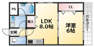 【間取り】 | アネシスコート門口