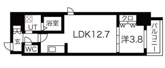 【間取り】 | ラクラス堺筋本町
