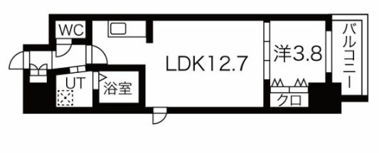 【間取り】 | ラクラス堺筋本町