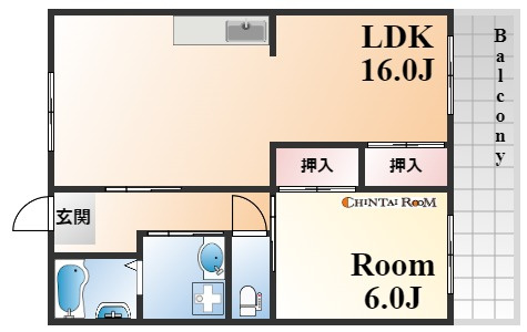 リッチウォーク大倉山の間取り