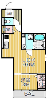 【間取り】 | WAJULE Naruo