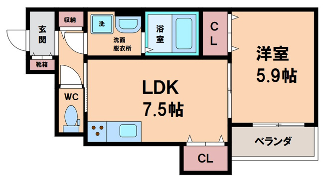 【間取り】 | クリエオーレ照ヶ丘Ⅰ