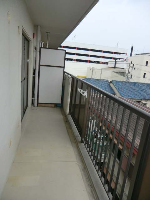 クインテットハイツのバルコニー