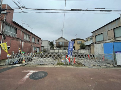 【前面道路含む現地写真】 | 仲介手数料無料　府中市新町１丁目新築戸建て２棟　２号棟