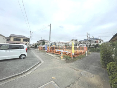 【前面道路含む現地写真】 | 仲介手数料無料　府中市美好町３丁目新築戸建て３棟　３号棟