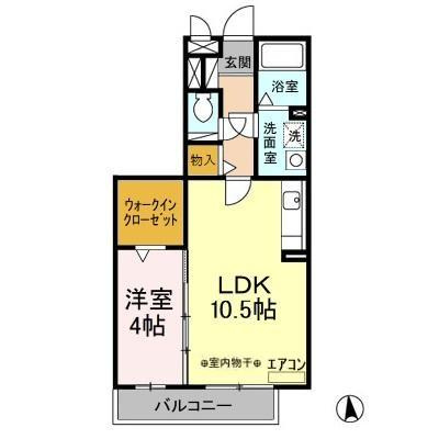 【間取り】 | ロジュマンミヤカイドウC