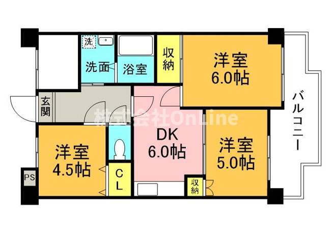 【間取り】 | 友井グレイス