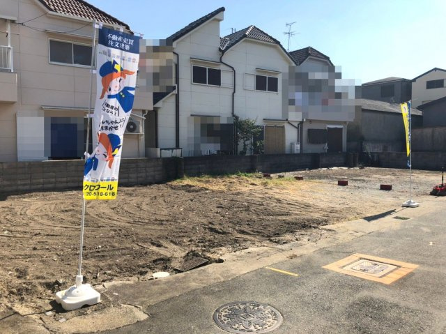 岸和田市磯上町5丁目　土地の外観|間口12ｍ以上の土地　建築条件はございません