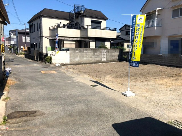 岸和田市磯上町5丁目　土地の前面道路含む現地写真|閑静な住宅地