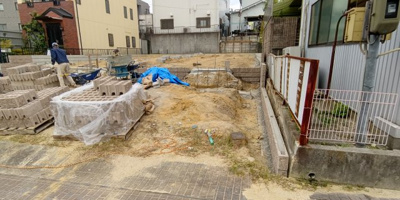 【外観】 | 名東区松井町　全2棟　2号棟＜仲介手数料無料＞高針小・高針台中　新築一戸建て | 10/12撮影
名東区の不動産売買の事ならマックスバリュで住まい相談エムワイホームにお任せください。