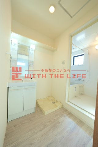 スフィーダの洗面所|脱衣スペースもあります