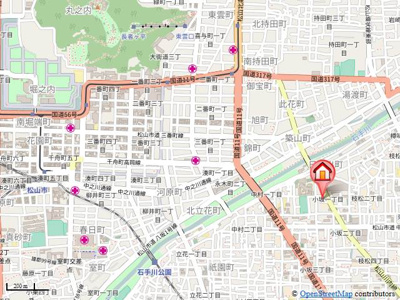 【地図】 | ロイヤルビラ南小坂・
