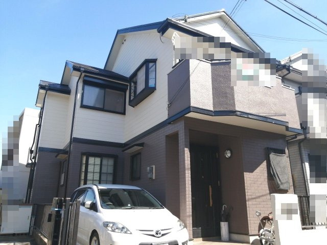 岸和田市八阪町2丁目　テラスハウスの外観|南西向きで日当り良好！