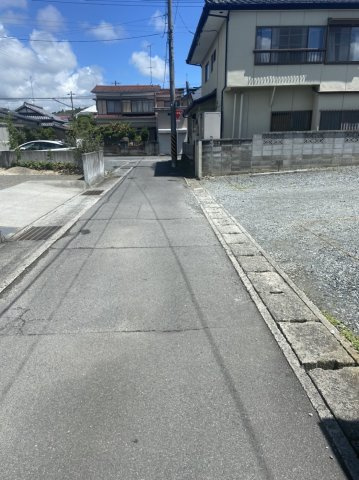 植田町中央２丁目4-14の前面道路含む現地写真|前面道路含む現地写真です